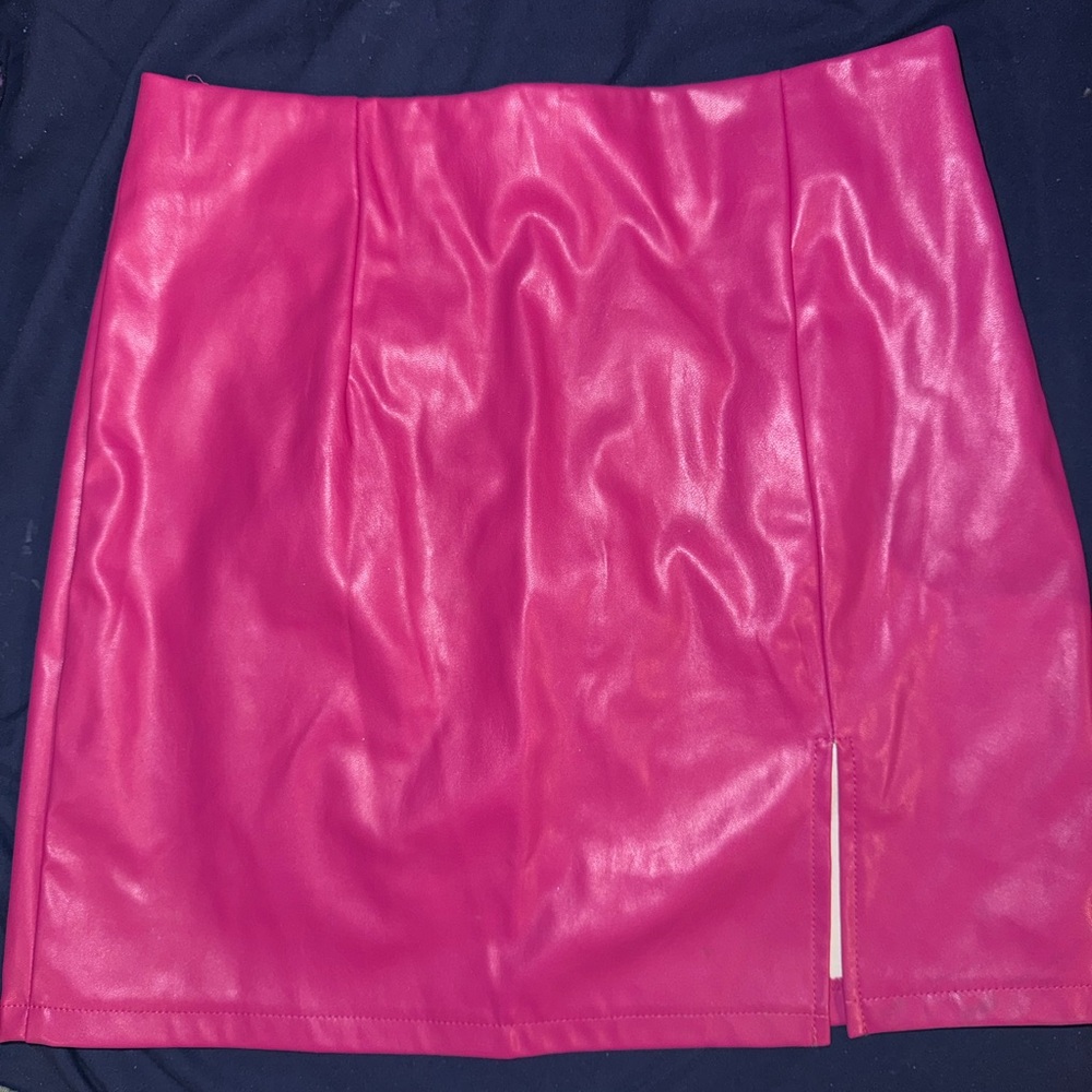 SHEIN Vibrant Pink Mini Skirt